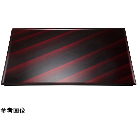 福井クラフト 尺4 長角フラットプレート コスモレッド 15160120 1個（ご注文単位1個）【直送品】