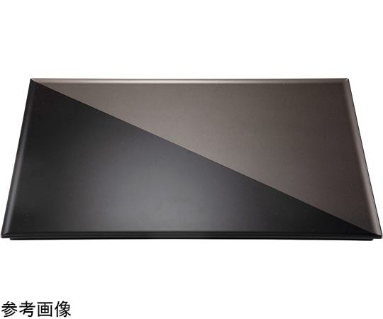 福井クラフト 尺4 長角フラットプレート 黒銀ツートン 15160140 1個（ご注文単位1個）【直送品】