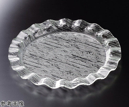 福井クラフト AC48cm さざ波ウェーブ盛皿 51354340 1個（ご注文単位1個）【直送品】