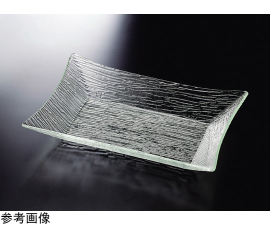 福井クラフト AC55cm さざ波四方上り長角盛鉢 51354580 1個（ご注文単位1個）【直送品】