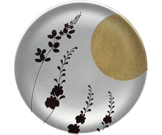 福井クラフト A150寿司皿 満月 銀 12043460 1個（ご注文単位1個）【直送品】