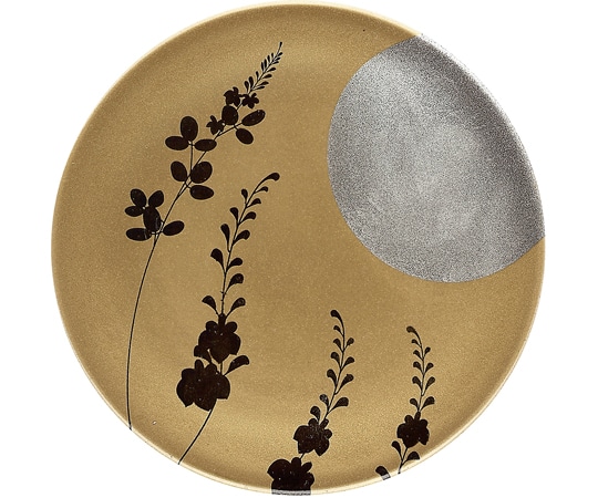 福井クラフト A150寿司皿 満月 金 12043470 1個（ご注文単位1個）【直送品】