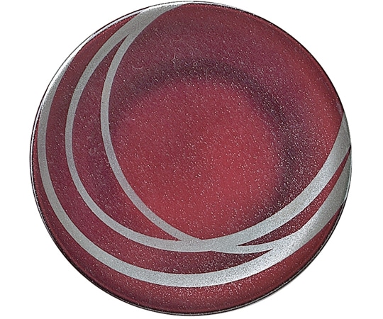 福井クラフト A150寿司皿 溜 手まり 12045050 1個（ご注文単位1個）【直送品】