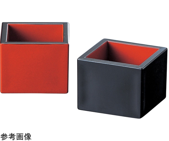 福井クラフト 5cm ミニマス 朱天黒(内塗無 75001930 1個（ご注文単位1個）【直送品】