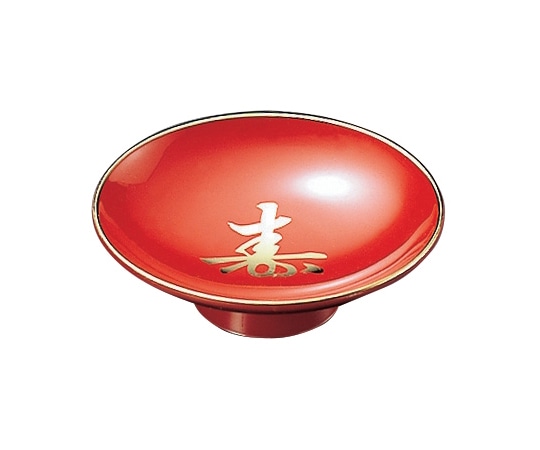 福井クラフト 3寸 盃 朱寿天金 81011520 1個（ご注文単位1個）【直送品】