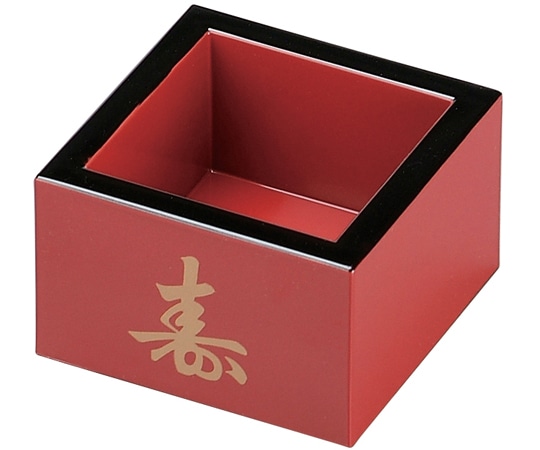 福井クラフト DX一合マス 朱天黒寿 81031365 1個（ご注文単位1個）【直送品】