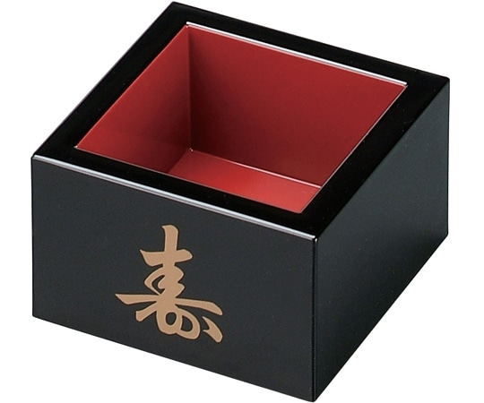 福井クラフト DX一合マス 黒内朱寿 81031355 1個（ご注文単位1個）【直送品】