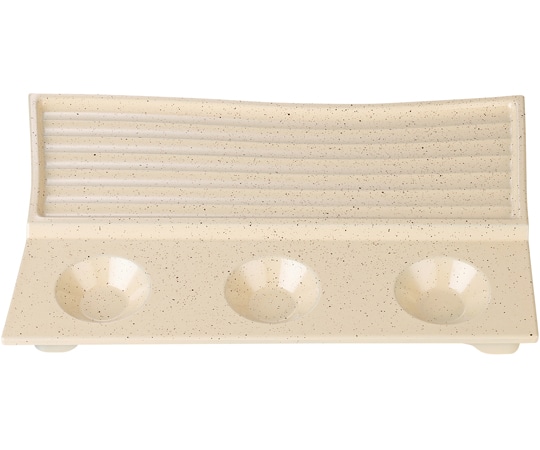 福井クラフト 三徳樹海盛器 粉引(裏黒) 50025685 1個（ご注文単位1個）【直送品】