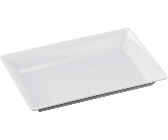 福井クラフト メラミン 50cm 渕付長角盛皿 ホワイト 51354030 1個（ご注文単位1個）【直送品】