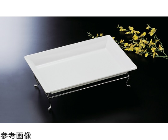 福井クラフト 50cm 渕付長角盛皿用スタンド 51354750 1個（ご注文単位1個）【直送品】