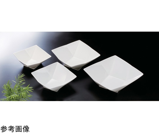 福井クラフト メラミン 32cm 折紙盛鉢 ホワイト 51353860 1個（ご注文単位1個）【直送品】