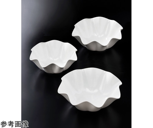 福井クラフト メラミン 28cm ウェーブ丸盛鉢 ホワイト 51353630 1個（ご注文単位1個）【直送品】