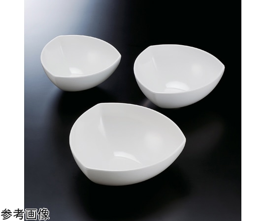 福井クラフト メラミン 28cm 三角胴張深鉢 ホワイト 51353690 1個（ご注文単位1個）【直送品】