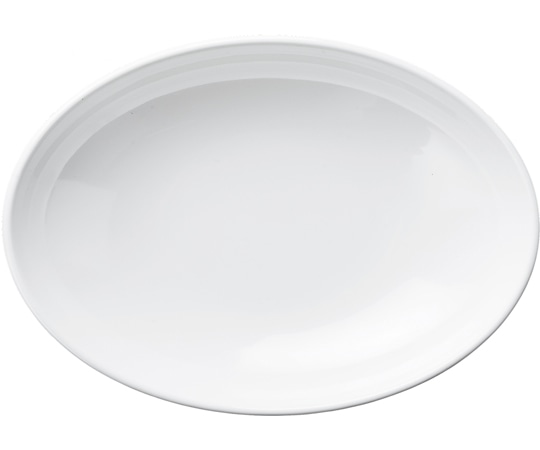 福井クラフト 26cm オーバルボール ホワイト 26020210 1個（ご注文単位1個）【直送品】