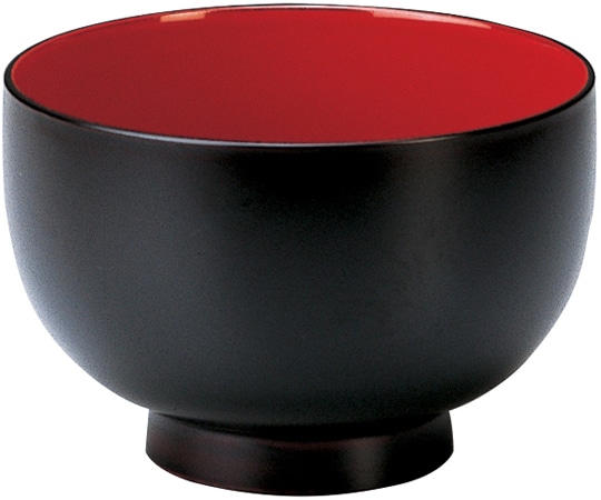 福井クラフト 132加賀丼 黒内朱 45150870 1個（ご注文単位1個）【直送品】
