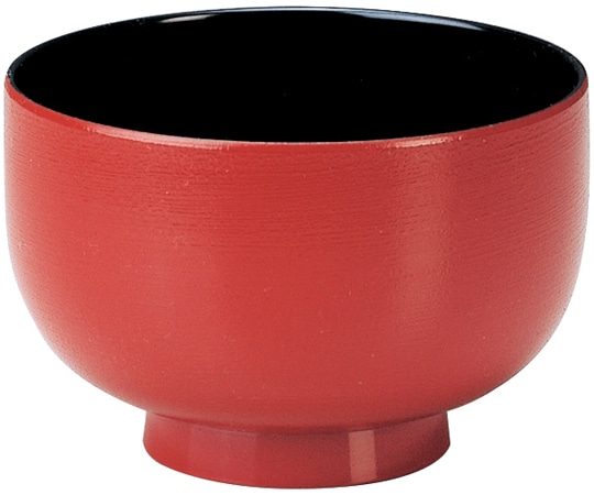 福井クラフト 132加賀丼 朱内黒 45150860 1個（ご注文単位1個）【直送品】