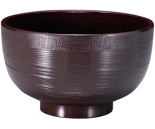 福井クラフト TA4.5寸 布目乱筋丼 オール 新溜 41000590 1個（ご注文単位1個）【直送品】