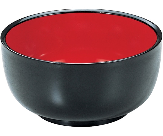 福井クラフト 5寸 平安小鉢 黒内朱 45150810 1個(ご注文単位1個)【直送品】