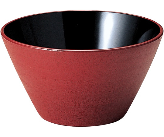 福井クラフト クイーン鉢 朱乾漆 内黒 70010340 1個(ご注文単位1個)【直送品】