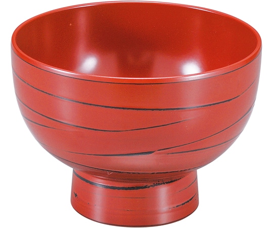 福井クラフト 4.5寸 河和田椀 うず根来 33102060 1個（ご注文単位1個）【直送品】