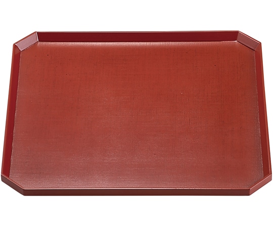 福井クラフト 尺1 .5 角布貼隅切膳 根来塗 11015520 1個（ご注文単位1個）【直送品】