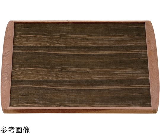 福井クラフト 木)36cm 銘木敷き角マット黒檀 17313110 1個（ご注文単位1個）【直送品】