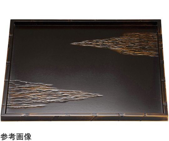 福井クラフト 木)尺1 角御神前盆 べっ甲雲 16915180 1個（ご注文単位1個）【直送品】