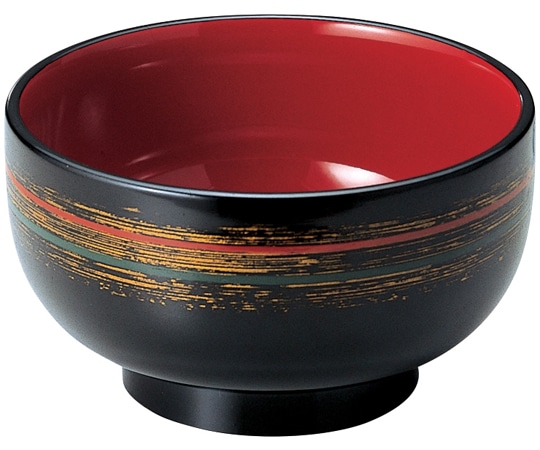 福井クラフト 5.4寸 富貴鉢 金カスリライン 45150760 1個（ご注文単位1個）【直送品】