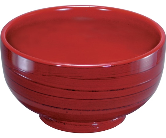 福井クラフト 5.0寸 富貴鉢 うず根来内朱 38020800 1個（ご注文単位1個）【直送品】