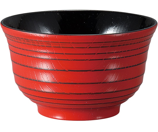 福井クラフト 超耐熱13.6千段 お好み椀根来内黒 30003450 1個（ご注文単位1個）【直送品】