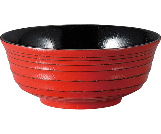 福井クラフト 超耐熱18.4千段 多用丼根来内黒 30003490 1個（ご注文単位1個）【直送品】