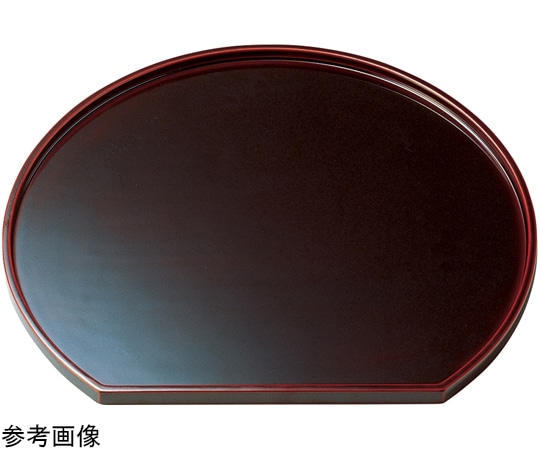 福井クラフト 木)尺3 東山半月懐石膳 溜漆塗 17312910 1個（ご注文単位1個）【直送品】