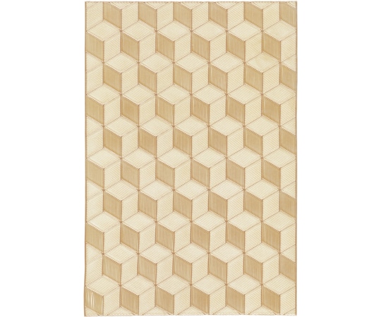 福井クラフト 450長角マット キューブゴールド 50312130 1個（ご注文単位1個）【直送品】