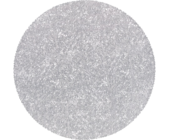 福井クラフト 400丸マット 乱糸 シルバー 50312160 1個（ご注文単位1個）【直送品】