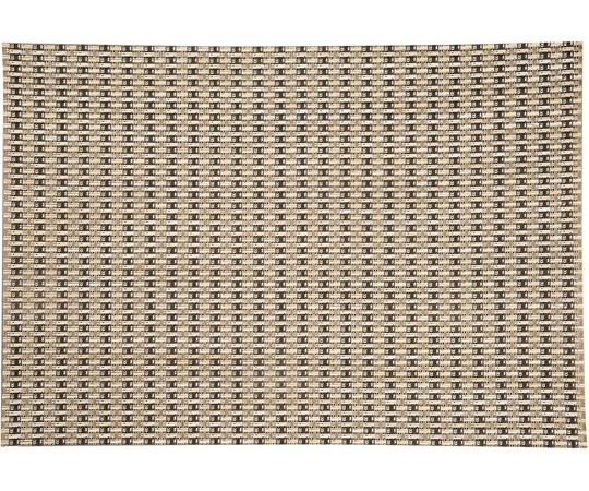 福井クラフト 尺4 .5 長手ストロング敷マット かすりチェック 50311290 1個（ご注文単位1個）【直送品】