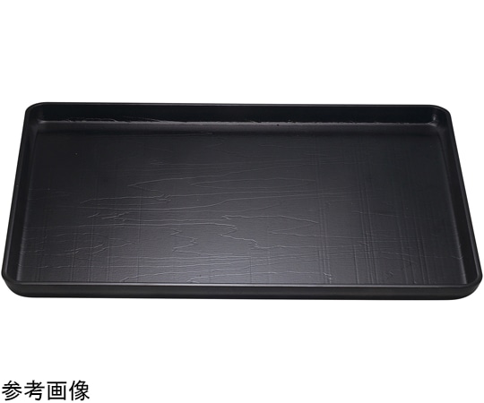 福井クラフト 尺5 荒彫奥広盆 黒SL 15004060 1個（ご注文単位1個）【直送品】