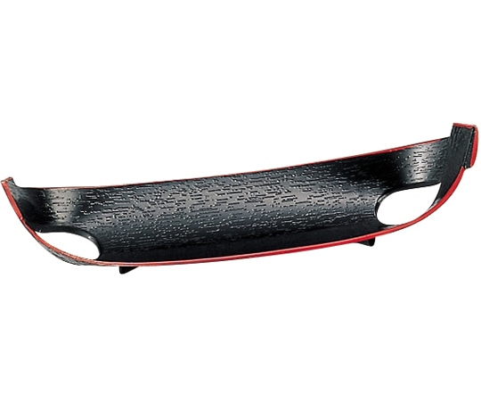 福井クラフト A)舟型おしぼり受け 黒天朱 82146210 1個（ご注文単位1個）【直送品】