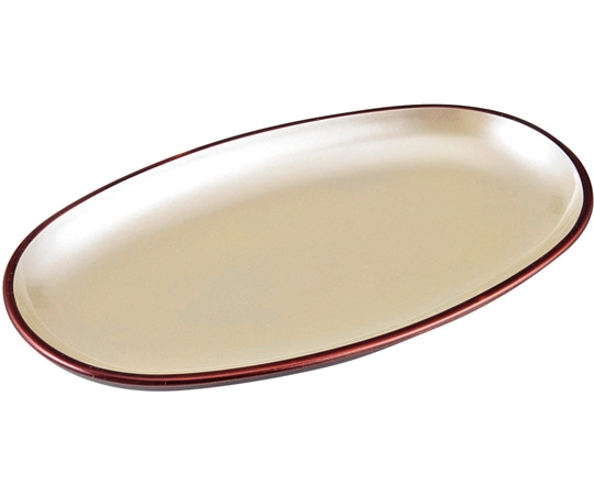 福井クラフト 5寸 小判おしぼり受け 銀透き天べっ甲 80603055 1個（ご注文単位1個）【直送品】