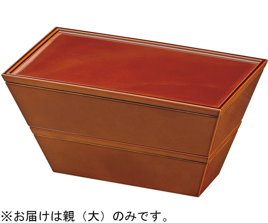 福井クラフト 三鈴弁当親 大 春慶 21004625 1個（ご注文単位1個）【直送品】