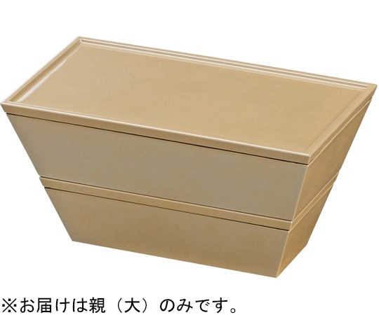 福井クラフト 三鈴弁当親 大 銀 21004645 1個（ご注文単位1個）【直送品】