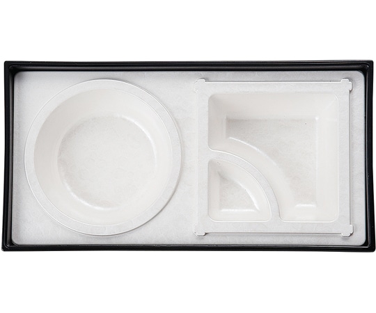 福井クラフト 1/2 松花堂用A仕切 ホワイトアクア SCクリヤー 41322355 1個（ご注文単位1個）【直送品】