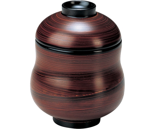 福井クラフト ひさご小吸椀 茶刷毛目 12023450 1個（ご注文単位1個）【直送品】