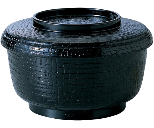 福井クラフト ケヤキ割子ミニ(蓋親)黒塗(内黒) 30001050 1個（ご注文単位1個）【直送品】