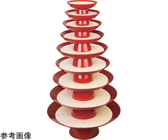 福井クラフト 尺8寸 盃盛器 朱 55008600 1個（ご注文単位1個）【直送品】