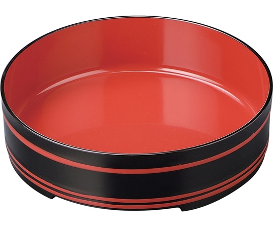 福井クラフト 尺0 めん桶 黒朱ヒモ 41000450 1個（ご注文単位1個）【直送品】