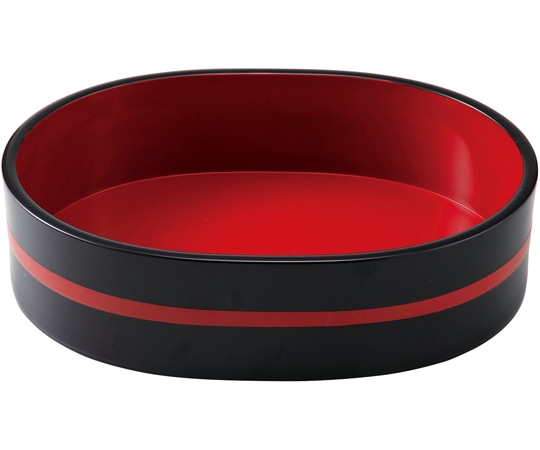 福井クラフト 桶型小判桶 黒朱紐内朱 70009390 1個（ご注文単位1個）【直送品】