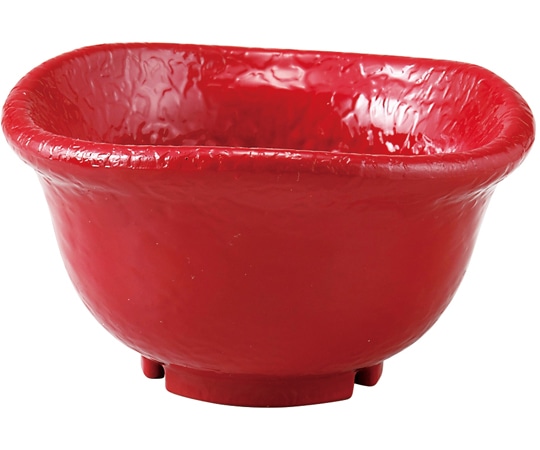 福井クラフト 三つ足小鉢 赤二度塗り 55205020 1個（ご注文単位1個）【直送品】