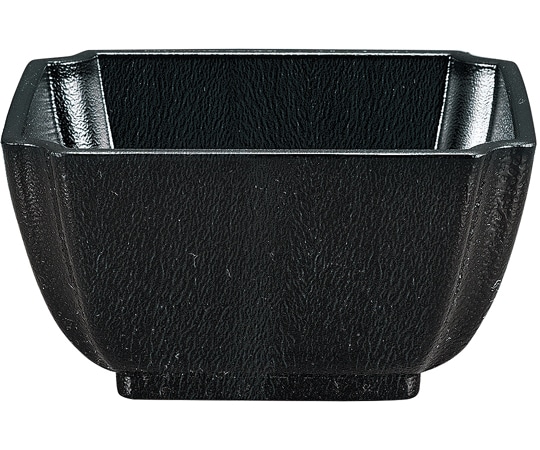 福井クラフト 入隅角小鉢 ゆず天目黒 55205025 1個（ご注文単位1個）【直送品】