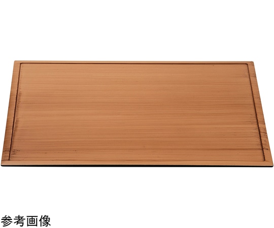 福井クラフト 尺3 雲流両面長手盆 和柾目弱SL/グリーン渕黒 17417840 1個（ご注文単位1個）【直送品】