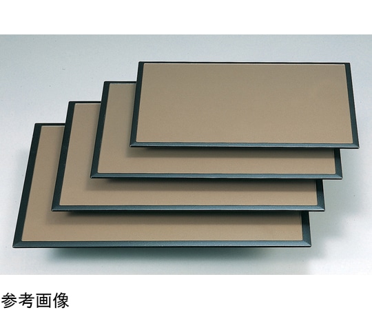 福井クラフト 尺5 雲流両面長手盆 ベージュメタ普賢弱SL/グリーン渕黒 15811450 1個（ご注文単位1個）【直送品】